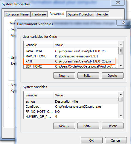 Java Setup Path